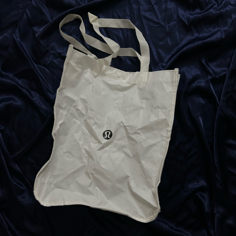 Lululemon White Tote Bag